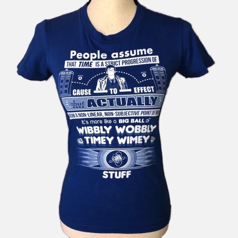 Blue Ladies Doctor Who T SZ S